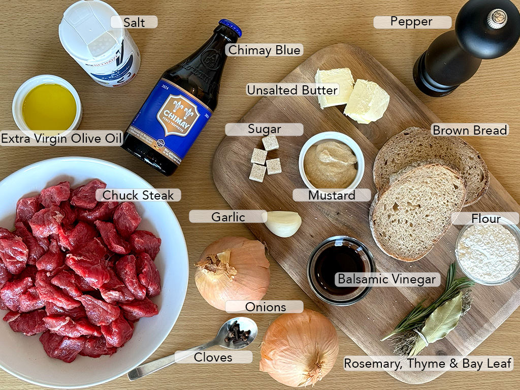 Carbonnade Flamande ingredients